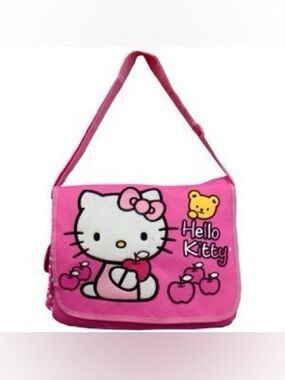 Y2K Deadstock Hello Kitty Hot Pink Kids Backpack Bag